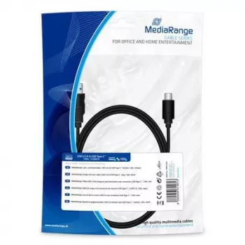 Cable USB MediaRange MRCS182 USB 3.2 Gen 1 1,8 m USB A USB C negro
