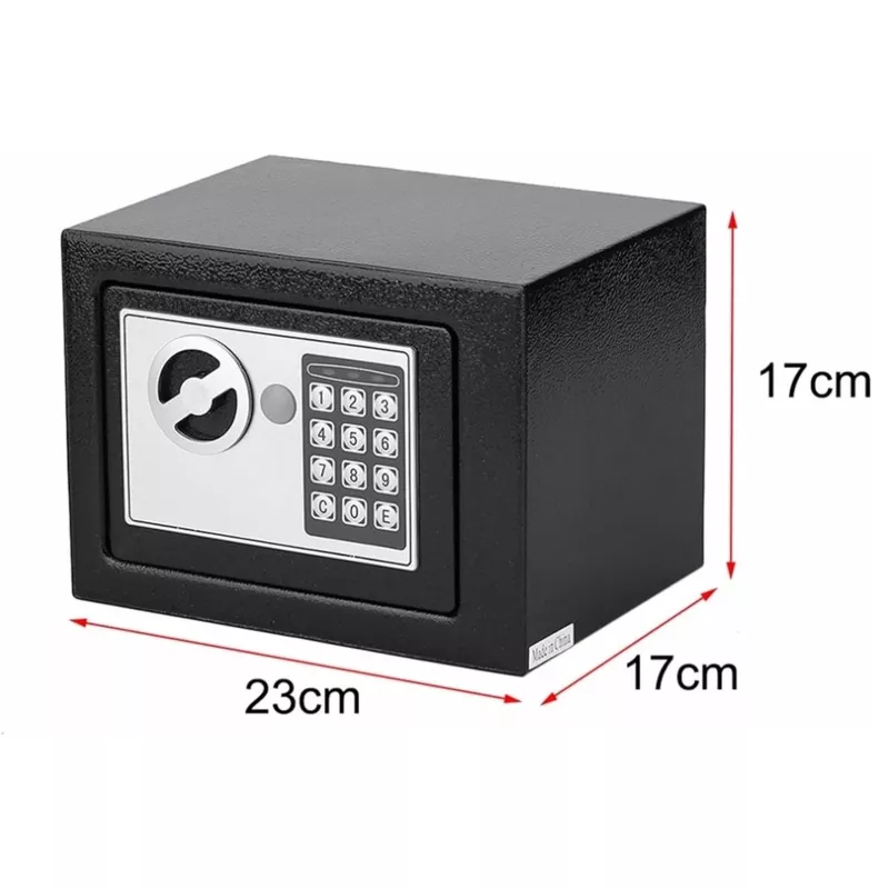 Caja fuerte electrónica Extralink Home S-406 con código digital y llaves