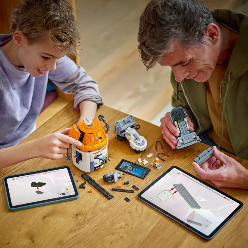 Set de construcción LEGO Star Wars Chopper C1-10P modelo de droide astromecánico 75416, 1039 piezas, edad 10+, altura 220 mm