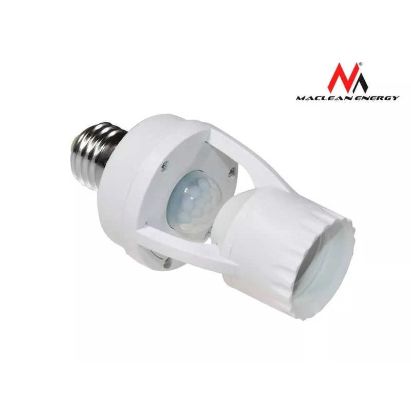 Portalámparas con sensor de movimiento PIR MACLEAN MCE24, modelo 35100