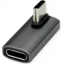 Adaptador ROLINE USB4 40G Type-C macho/hembra 90° enrollado aluminio (12.03.2933)