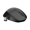 Ratón inalámbrico NATEC KITE NMY-2347, hasta 4000 DPI, clics silenciosos, rueda de desplazamiento inclinable, negro