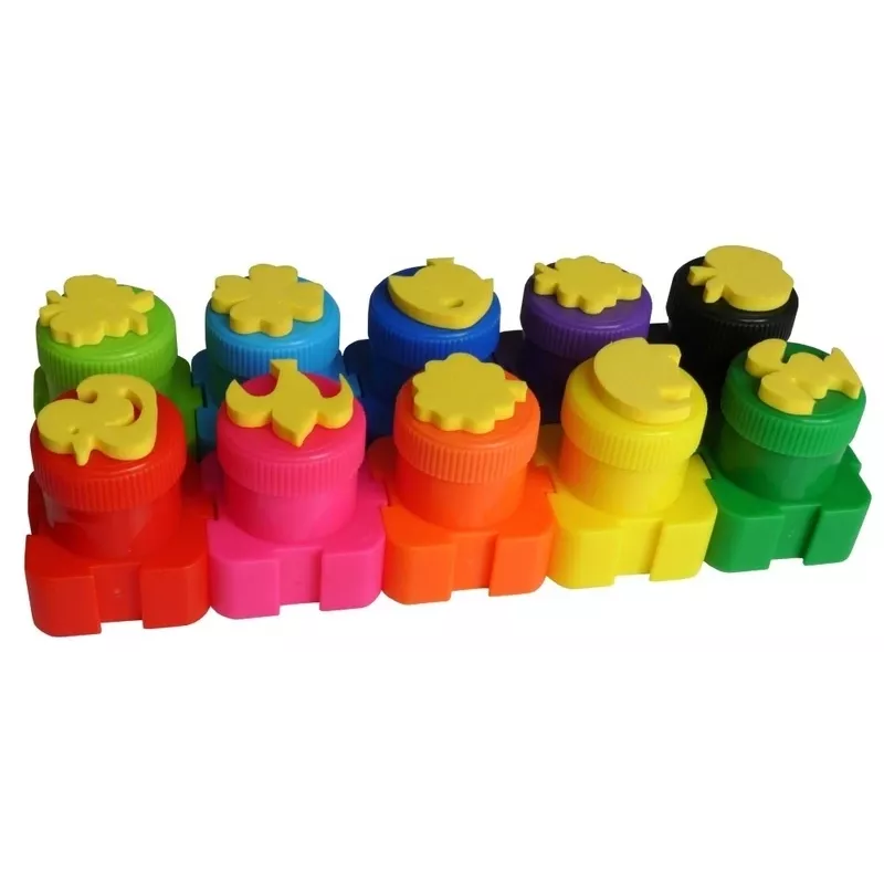 Pinturas de dedos para niños Colorino 10 colores