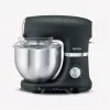 Robot de cocina Severin KM 3898 1000 W 5,5 L negro acero cepillado plata