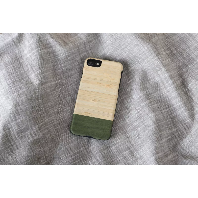 Funda man and wood para iPhone 7/8 – Bambuswald negra