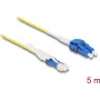 Cable de fibra óptica DeLOCK conector CS a LC Duplex OS2 Uniboot 5 m