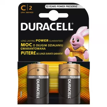 (C X 4 uds.) Duracell AA, AAA, D, C, 2032, 9V (LR14 LR20 6LR61 CR2032 surtido) pilas