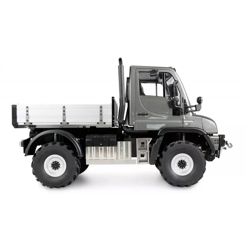Amewi Mercedes-Benz Unimog portaimplementos 4WD antracita 1:10 ARTR (22683)