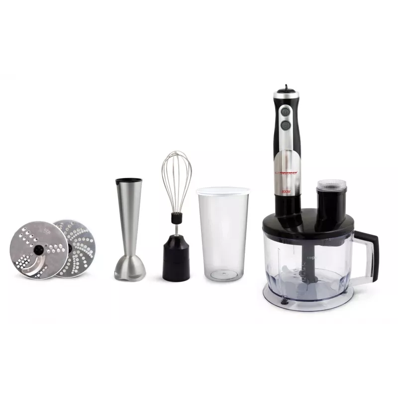 Esperanza EKM004 batidora de mano 0,6 L negra, plateada, transparente 800 W