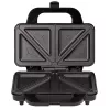 Sandwichera Adler AD 3043, 1300 W, placas antiadherentes, 2 sándwiches, superficie de cocción 285 × 152 mm, negra