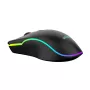 Ratón gaming con cable calefactado ActiveJet AMY-W390 — ambidiestro, óptico 2000 DPI, USB Type-A, 4 botones, negro