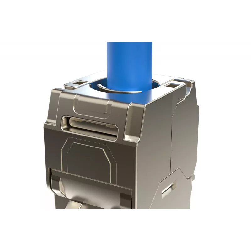 Módulo keystone compacto Digitus CAT 6A apantallado montaje sin herramientas conexión 8 uds.