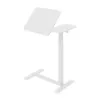 Soporte móvil de escritorio/portátil Maclean, blanco, altura ajustable 76-109 cm, máx. 30 kg, MC-120 W