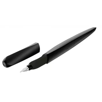 Pluma estilográfica Pelikan Twist Calligraphy negra