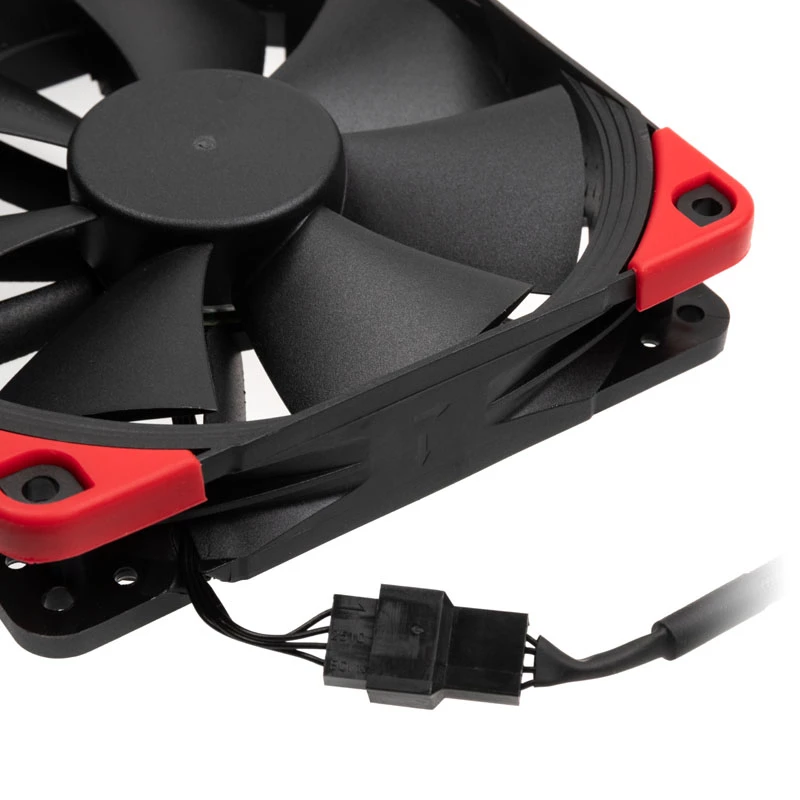 Ventilador de caja Noctua NF-F12 PWM chromax.black.swap 120 mm