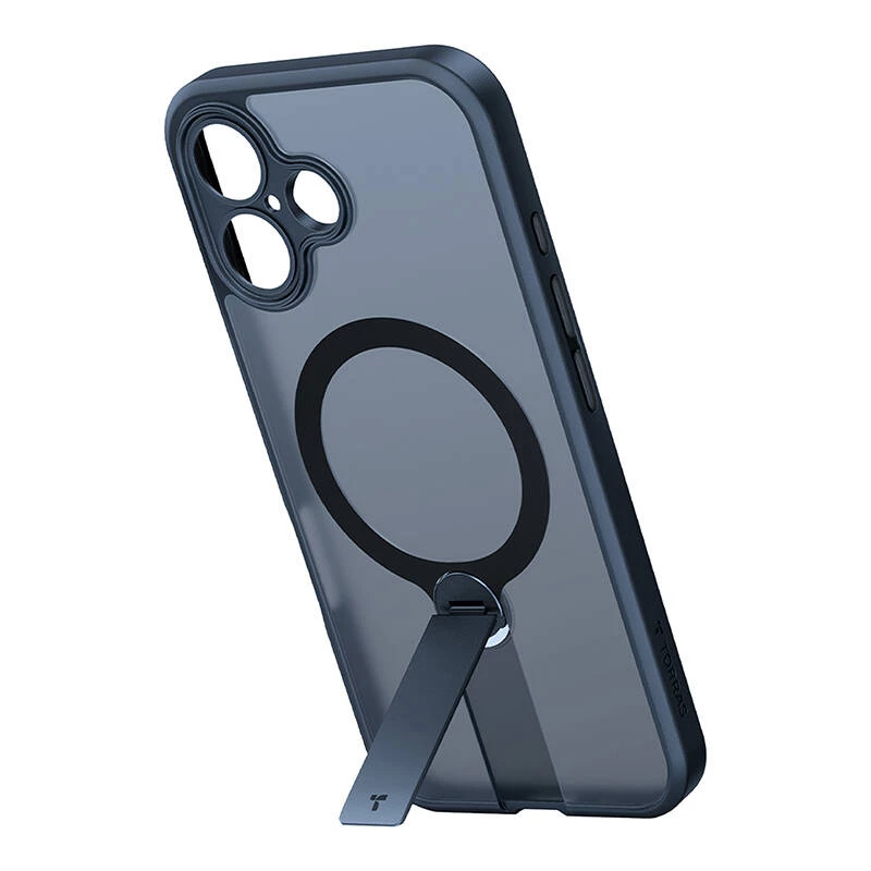 Funda Torras Pstand Spin para iPhone 16 (negra)