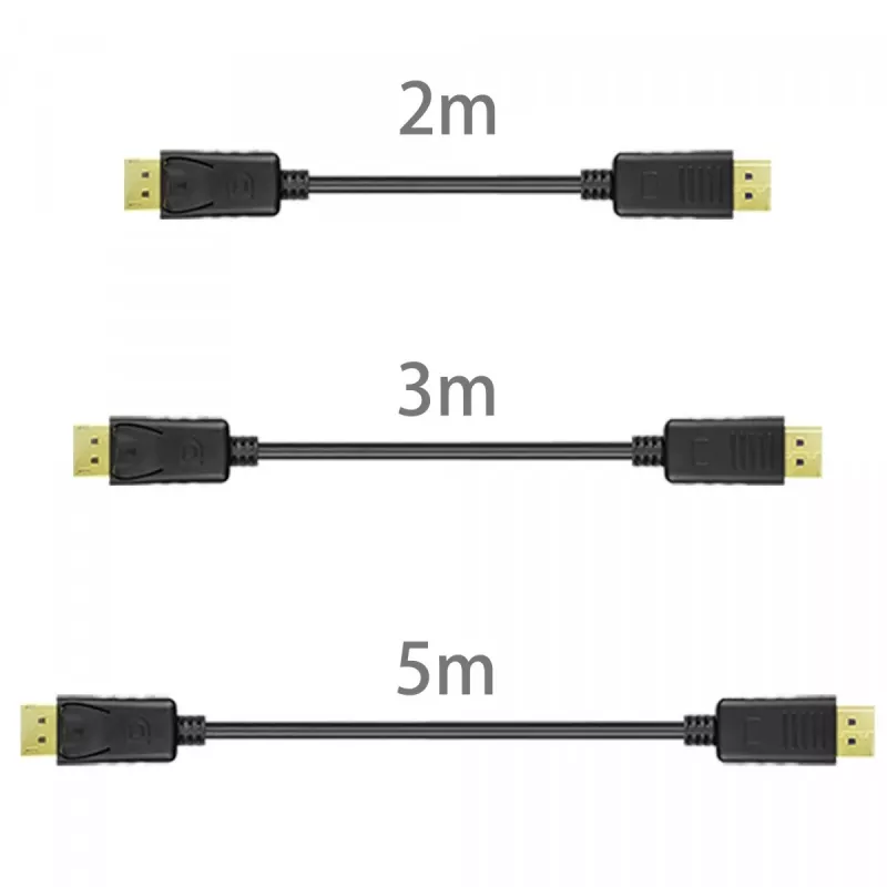 Cable DisplayPort Unitek Y-C609BK — 3 m, conector macho a conector macho, negro