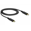 Cable USB DeLOCK 83661 USB 3.2 Gen 2 1m USB-C negro