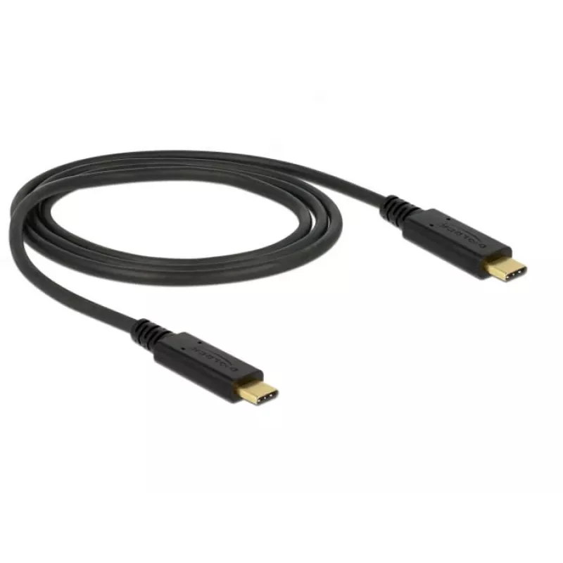 Cable USB DeLOCK 83661 USB 3.2 Gen 2 1m USB-C negro