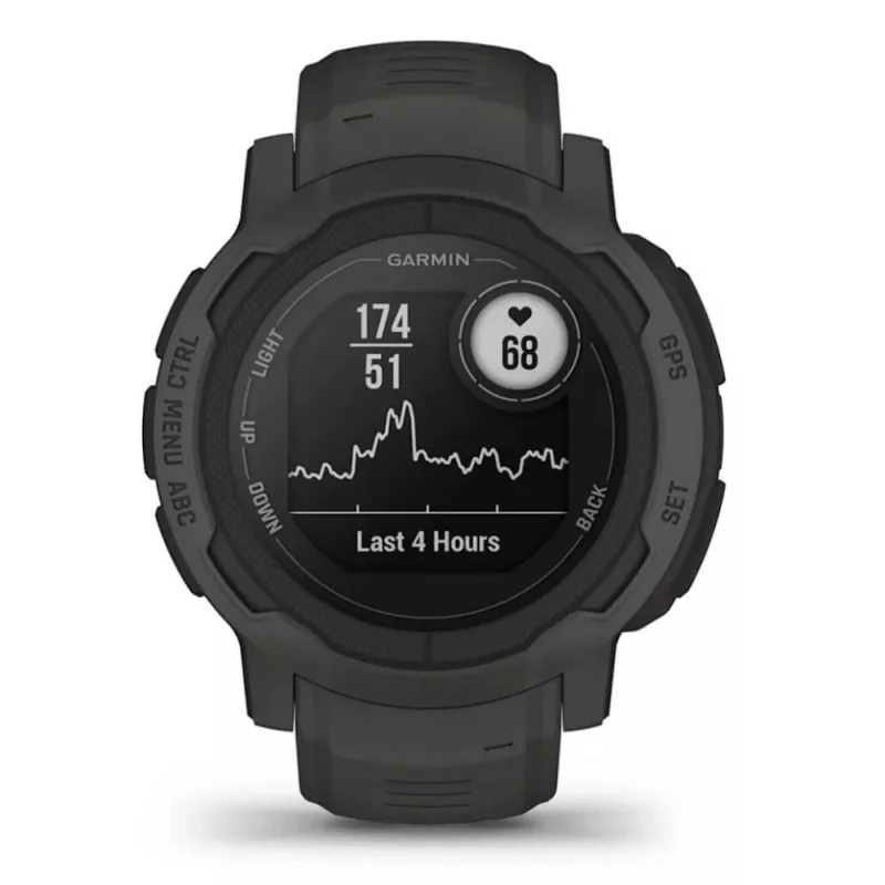 Garmin Instinct 2 2.29 cm (0.9) MIP 45 mm Digital 176 x 176 Píxeles Grafito GPS (Satélite)
