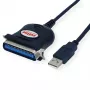 ROLINE 12.02.1092 Adaptador de cable IEEE 1284 USB-A Negro (12.02.1092)
