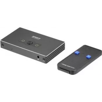 SpeaKa Professional SP-HSW-300 conmutador HDMI de 2 puertos compatible con Ultra HD 7680 x 4320 píxeles (SP-10474508)