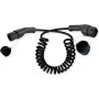 Cable de carga para coche eléctrico 19.08.0055, Negro, Tipo 1, Tipo 2, recto, recto, IP54, IP65