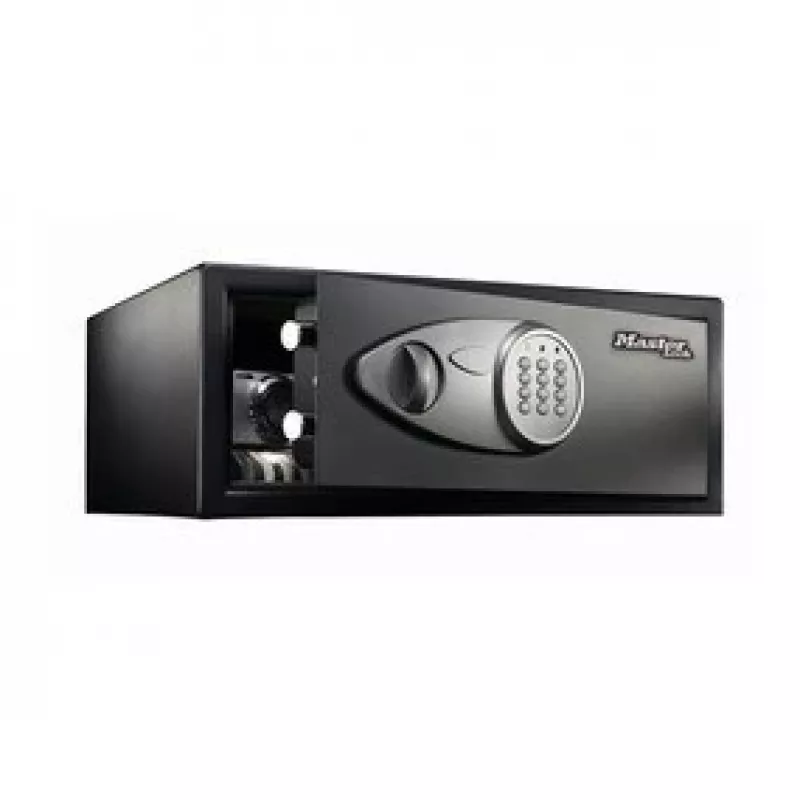 MASTER LOCK X075ML caja fuerte negra, gris