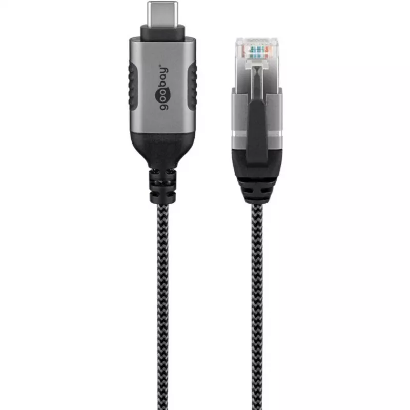 Cable Ethernet Goobay USB-C 3.1 a RJ45 fino 1 m – conecta router, módem o (74401)