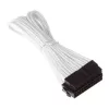 SilverStone PP07-MBW - cable de extensión de alimentación - ATX, 24 pines (M) - ATX, 24 pines (H) - 30 cm - blanco (SST-PP07-MBW)