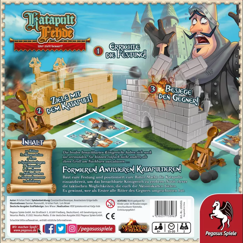 Katapult Fehde, juego de mesa