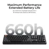 Teclado mecánico Full-Size Keychron V6 Ultra 8K — QWERTY, Bluetooth, RGB, negro