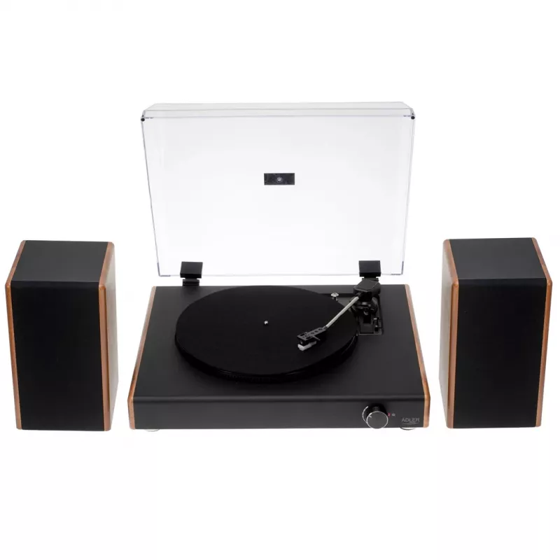 Adler AD 1915 tocadiscos con USB, tracción por correa, cápsula cerámica, Bluetooth, salida RCA