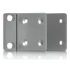 Set de montaje Ubiquiti UACC-Rack-Ear-1U gris acero galvanizado