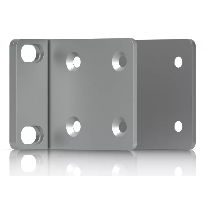 Set de montaje Ubiquiti UACC-Rack-Ear-1U gris acero galvanizado