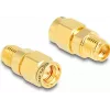 Adaptador DeLOCK SMA macho a SMA hembra C6801 tipo de conector SMA