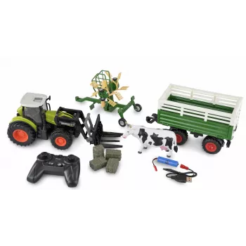 Tractor Amewi 22641 modelo RC motor eléctrico 1:24
