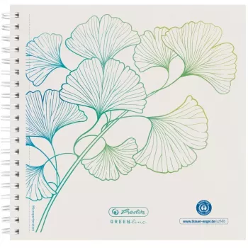 Cuaderno Herlitz GREENline 100 hojas blanco