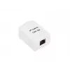 Toma de conexión Lanberg OU5-0001-W RJ-45 blanca