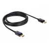 Cable DisplayPort DeLOCK 82424 3 m conector macho a conector macho dorado negro
