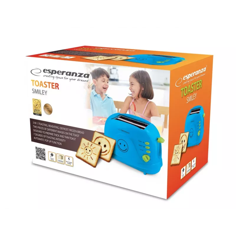 Esperanza EKT003B tostadora 750 W azul