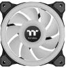 Thermaltake Riing Quad 12 RGB CL-F088-PL12SW-C ventilador de radiador de 120 mm, TT Premium Edition, pack individual, sin controlador, negro