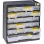 Caja de almacenamiento allit VarioPlus Basic modelo 458090, 300×335×135 mm, negra/amarilla