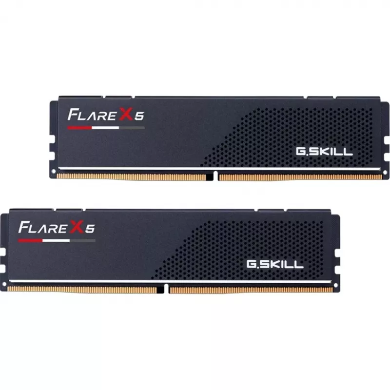 DIMM 32 GB DDR5-6400 (2x 16 GB) Dual-Kit, memoria RAM negra, F5-6400J3239G16GX2-FX5, Flare X5, AMD EXPO