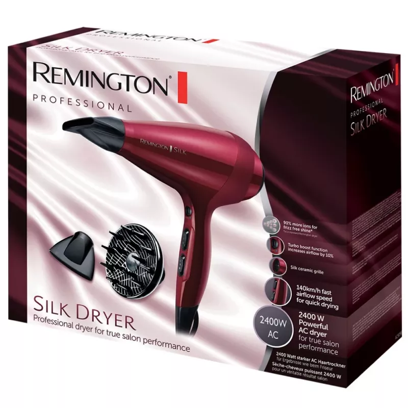 Remington T|Studio Silk secador de pelo 2400 W rojo
