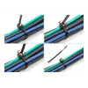 Bridas DeLOCK 200x4,8 mm 50 unidades Negro