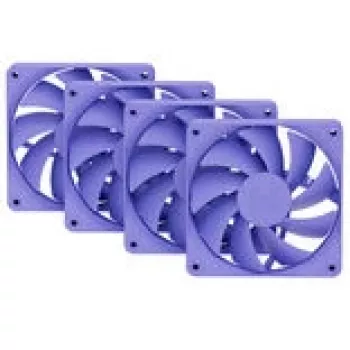 Set de ventiladores para ordenador HYTE FA12-TM-4 120 mm violeta, 1500 rpm, 72 m³/h, 1,6 mmH2O, FDB, pack de 4
