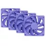 Set de ventiladores para ordenador HYTE FA12-TM-4 120 mm violeta, 1500 rpm, 72 m³/h, 1,6 mmH2O, FDB, pack de 4