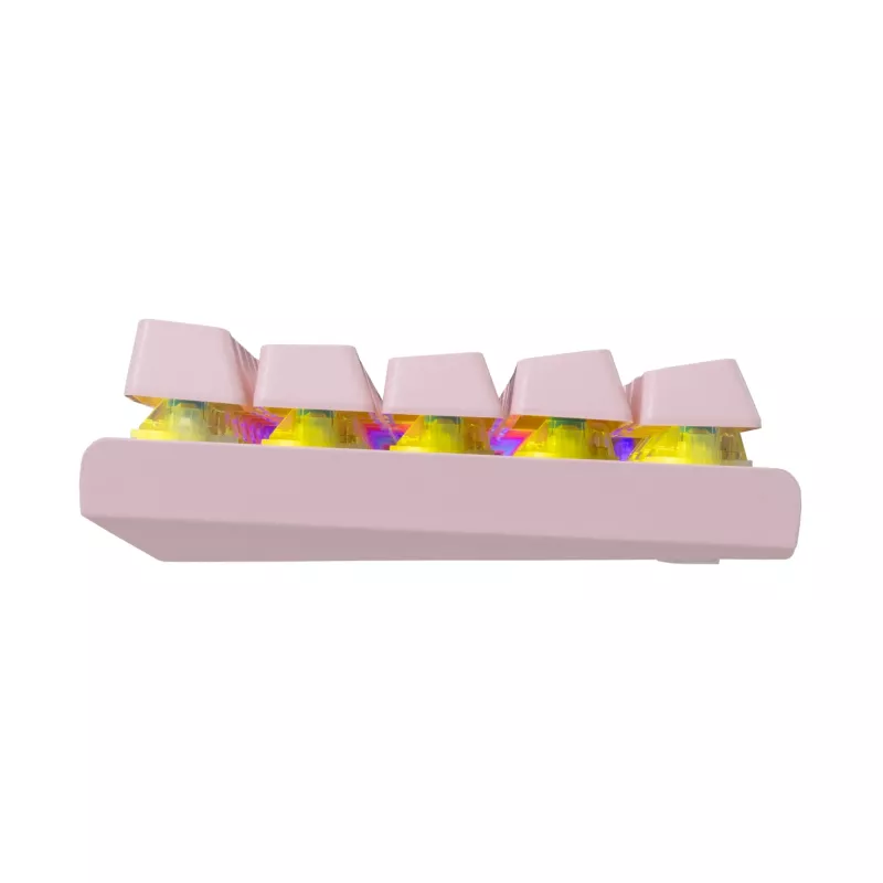 Teclado mecánico gaming White Shark Wakizashi GK-002421V2 rosa US-Blue-Layout