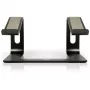 Soporte para portátil Port Designs 901103 — Aluminio y Negro, para portátiles hasta 15,6 pulgadas, ancho 260 mm, profundidad 145 mm, altura 225 mm